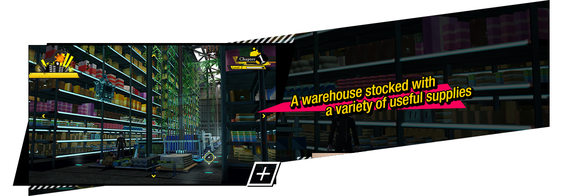 A warehouse stocked with a variety of useful supplies